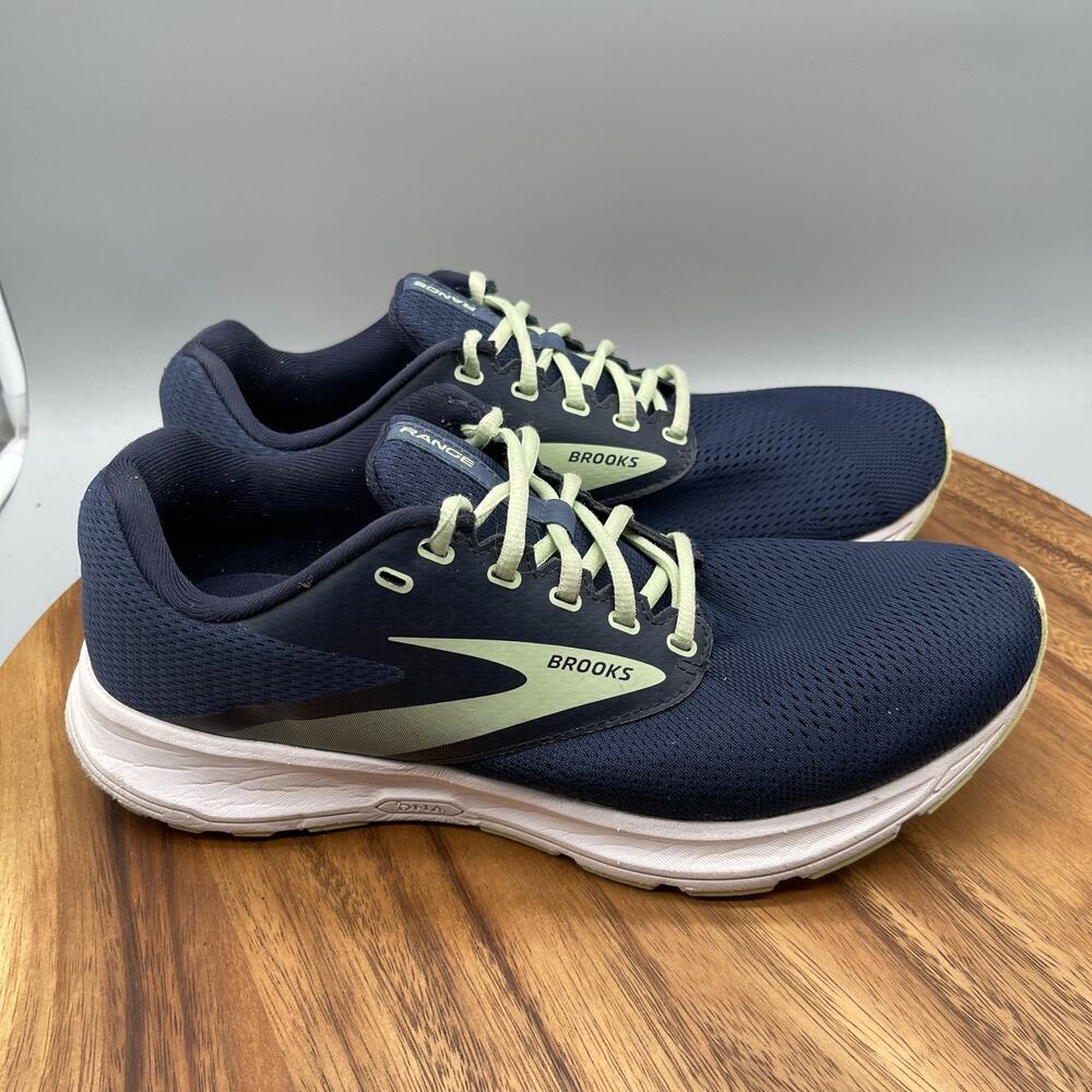Brooks Range Shoes Womens 12 Blue Running Comfort Walking Gym Athletic Sneakers